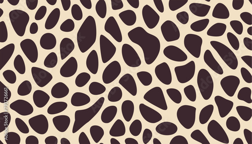 Leopard fur texture skin seamless pattern background