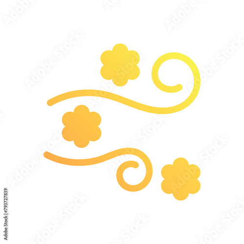 Snowstorm vector icon