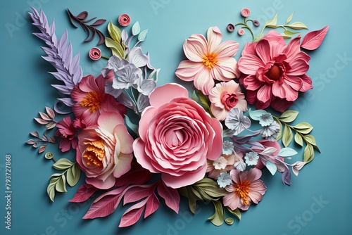 Blossoming Floral Lettering: Captivating Typography Styles photo