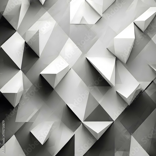Abstract geometric background in monochrome tones for a modern look