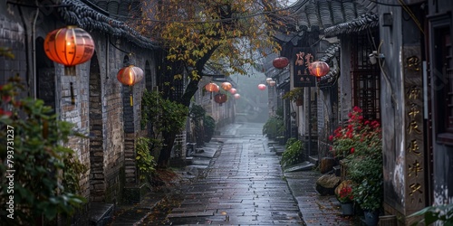 The rain alleys of Jiangnan