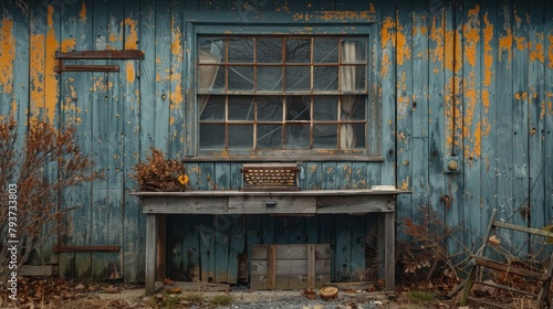 Old abandoned house in the Midwest