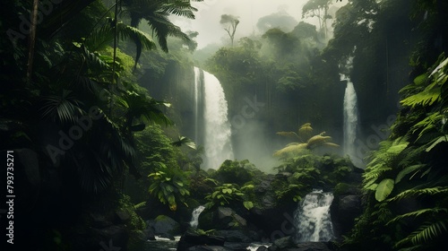 waterfall in the forest