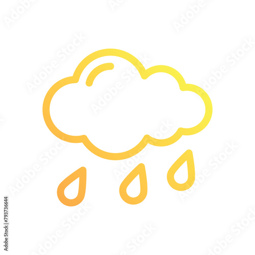 Drizzle vector icon