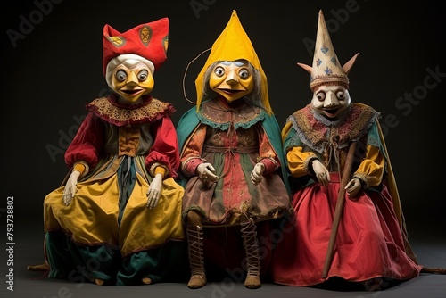 Folklore Puppetry Revival: Authentic Traditional Costume Imagery