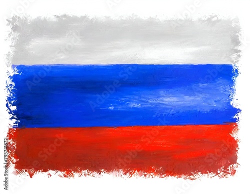Illustration of background flag russia photo