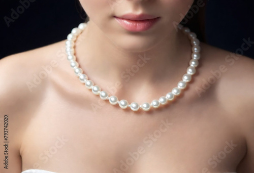 _Beauty-wearing-a-white-pearl-necklace-fine-jewelry 