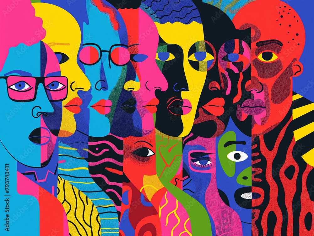minimalist design representing a lot of friends together, , in the style of x-ray psychadelic ethnic minimalist design representing a lot of friends together, , in the style of x-ray psychadelic ethnic