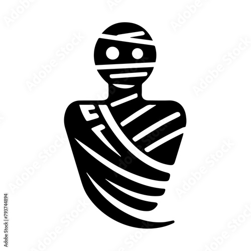 illustration of a mummy