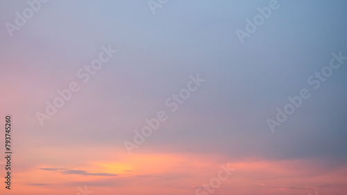 Morning dawn sky only, design element