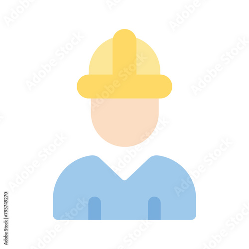 Grab this beautifully designed icon of labor in editable style, a customizable vector of worker, engineer