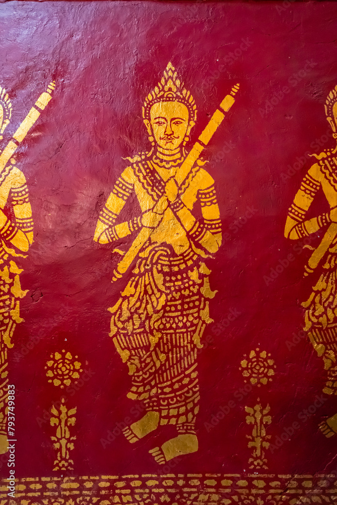 Fototapeta premium Wat Mai Suwannaphumaham in Luang Prabang, Laos
