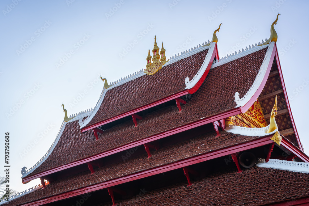 Wat Mai Suwannaphumaham in Luang Prabang, Laos Wat Mai Suwannaphumaham in Luang Prabang, Laos