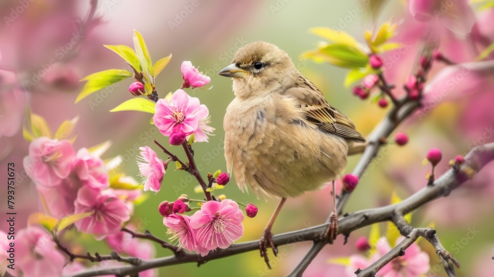 Fototapeta premium portrait photograph of birds, suitable for digital and print