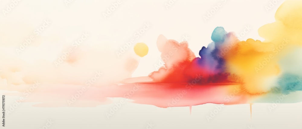 Colorful liquid fluid art painting texture - Banner background panorama for webdesign or business template greeting card backdrop made of abstract watercolor splashes Colorful liquid fluid art painting texture - Banner background panorama for webdesign or business template greeting card backdrop made of abstract watercolor splashes