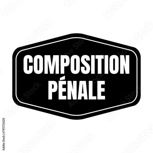 Symbole composition pénale en France