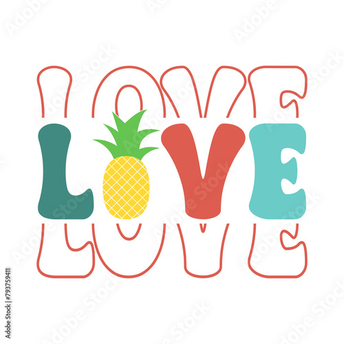 Love  Summer Celebration PNG This is only digital download file. No physical items will be sent you. This PNG file is great for cutting on Cricut  Silhouette and other cutting machines. 