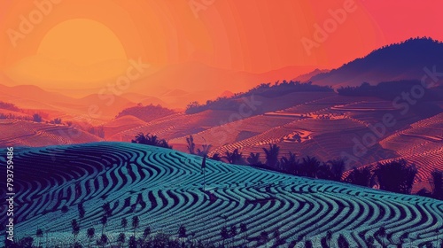 Background gradient texture colors pattern farm