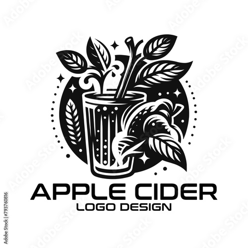Apple Cider Vector Logo Design