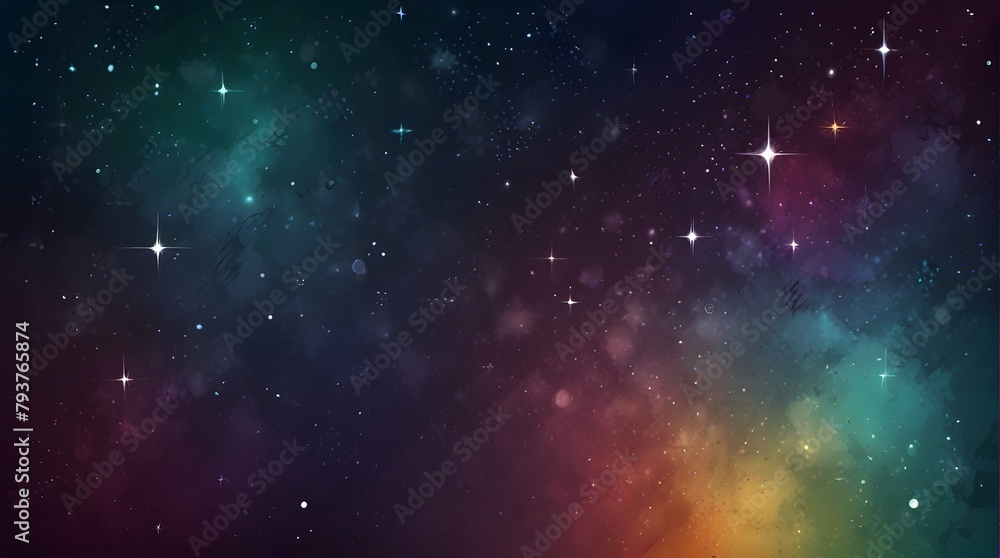 Fototapeta premium background with stars, ai generated