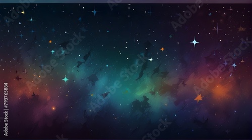background with space, ai generated