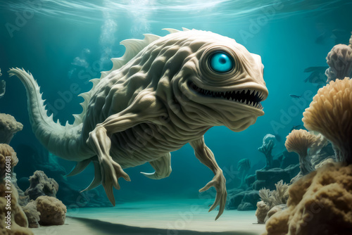 under water creature phantasy art