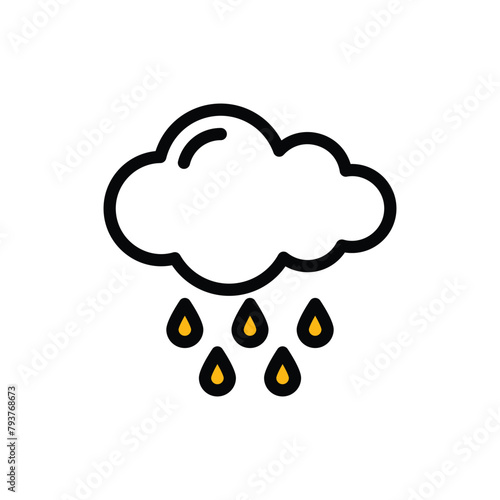Downpour vector icon