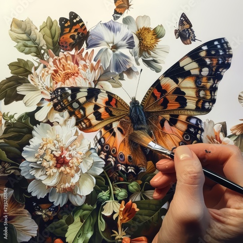 Trained to recognize patterns and equipped with tiny paintbrushes, a team of artistic butterflies could become the worlds most meticulous lepidopteran landscapers, designing intricate flower gardens photo
