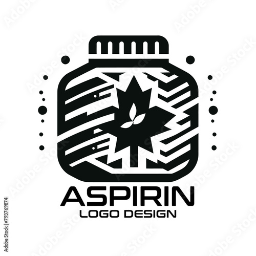 Aspirin Vector Logo Design