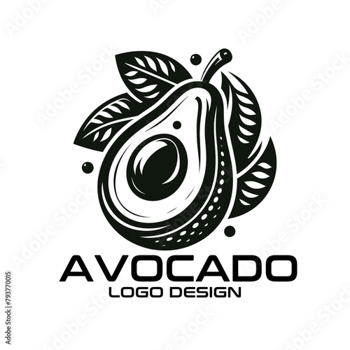 Avocado Vector Logo Design