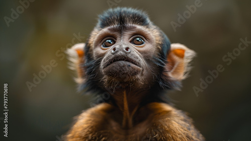 close up portrait of a capuchin © LANDSCAPE LOOKS