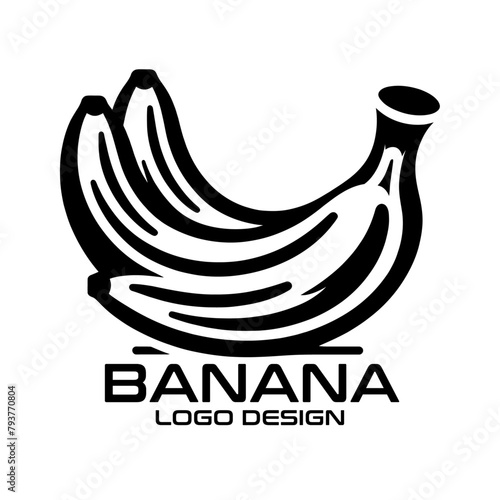 Banana Vector Logo Design photo