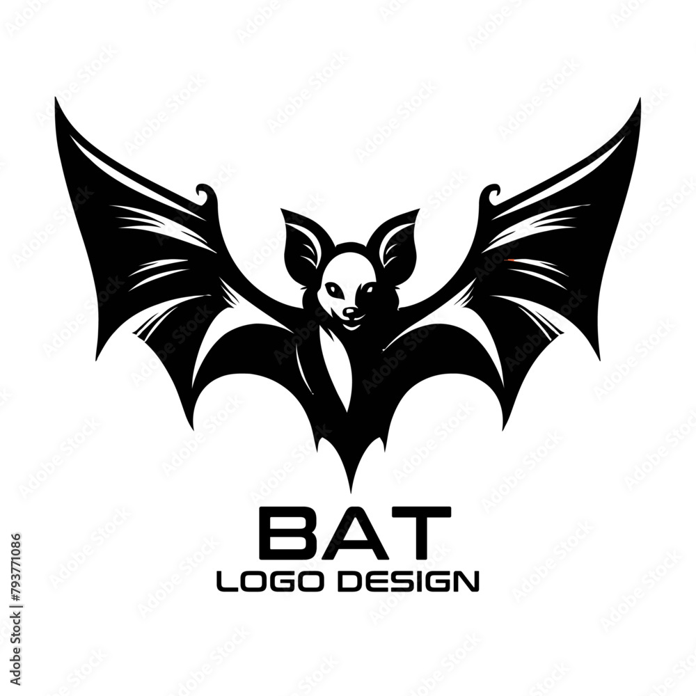 Obraz premium Bat Vector Logo Design