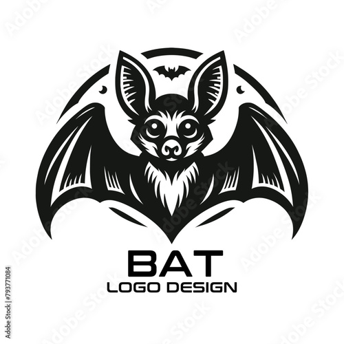 Bat Vector Logo Design