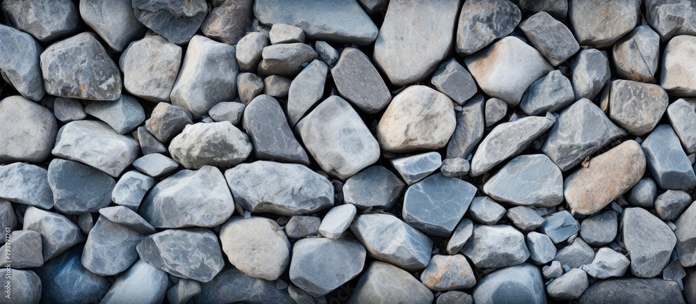 Pile of stones against dark backdrop Pile of stones against dark backdrop