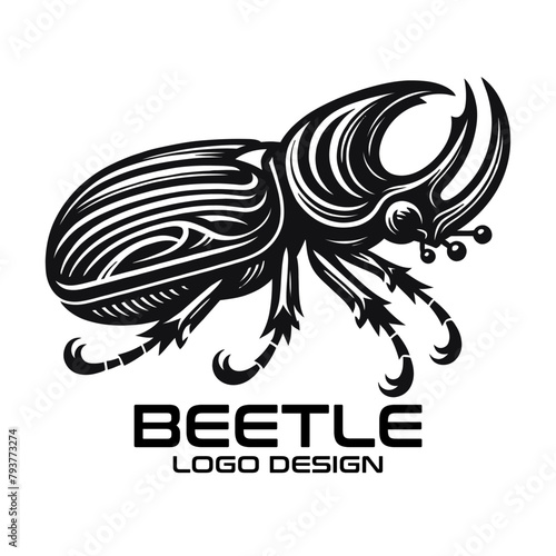 Beetle Vector Logo Design