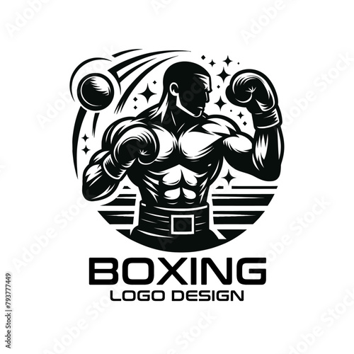 Boxing Vector Logo Design