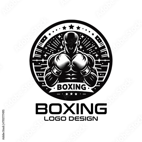 Boxing Vector Logo Design
