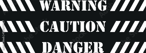 warning sign, warning text, warning text, traffic lane warning sign
