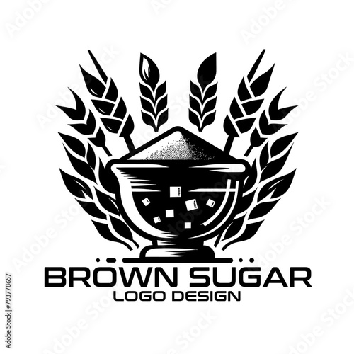 Brown Sugar Vector Logo Design
