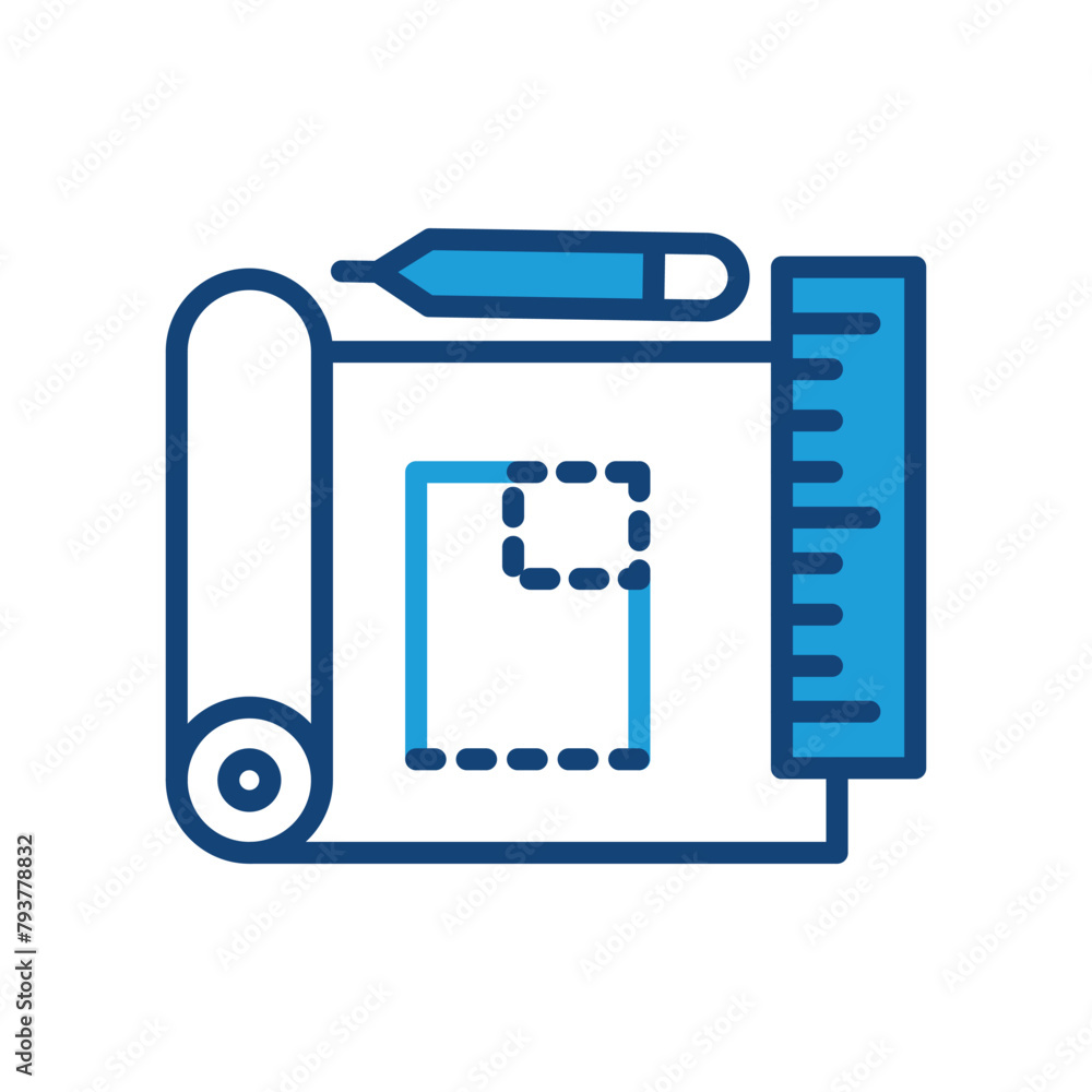 architectural solid icon vector design illustration template