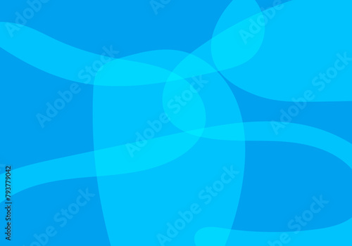 Fondo azul de formas curvas azules superpuestas.