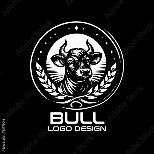 Bull Vector Logo Design