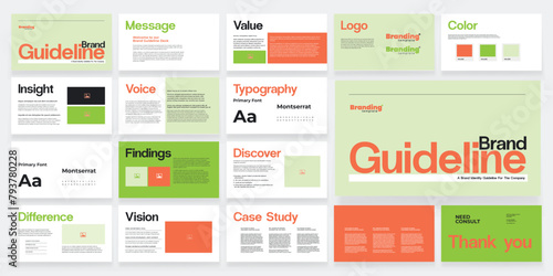 Brand Guidelines Presentation Brand Strategy Guideline Template