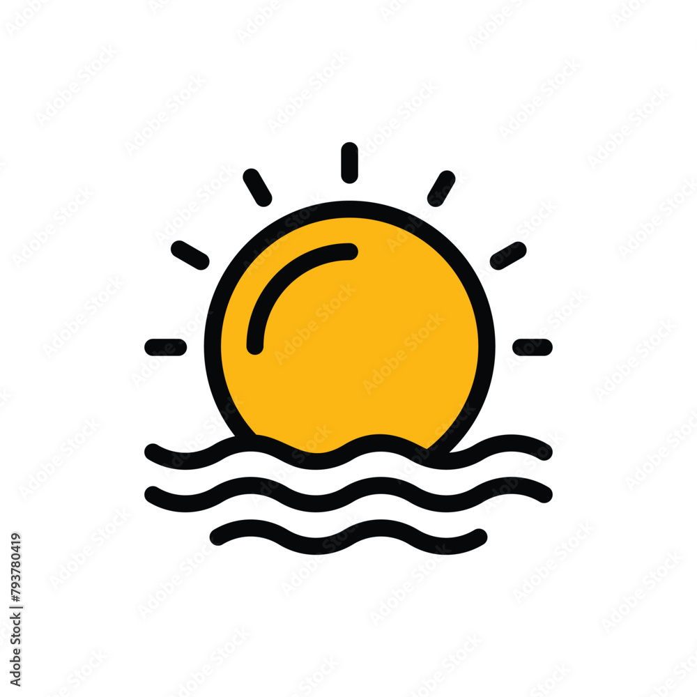 Haze vector icon Haze vector icon