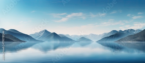Wallpaper Mural Lake mountains sky view scenic landscape Torontodigital.ca