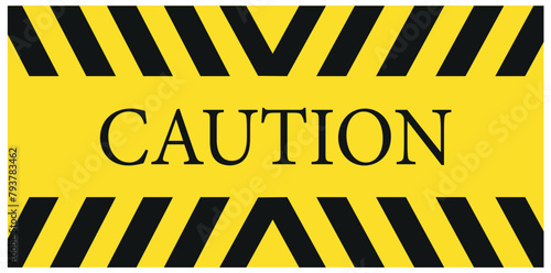warning sign, warning text, warning text, traffic lane warning sign