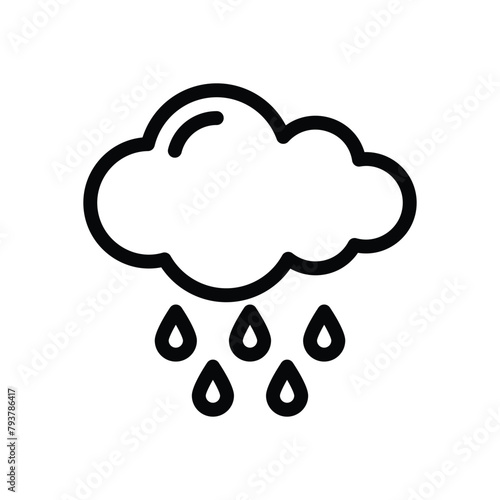 Downpour vector icon