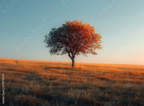 Lonely Tree in a Field