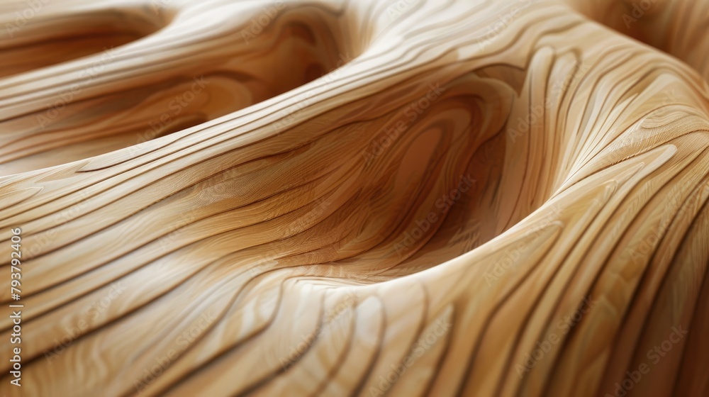 Curved wooden surface material lines Curved wooden surface material lines